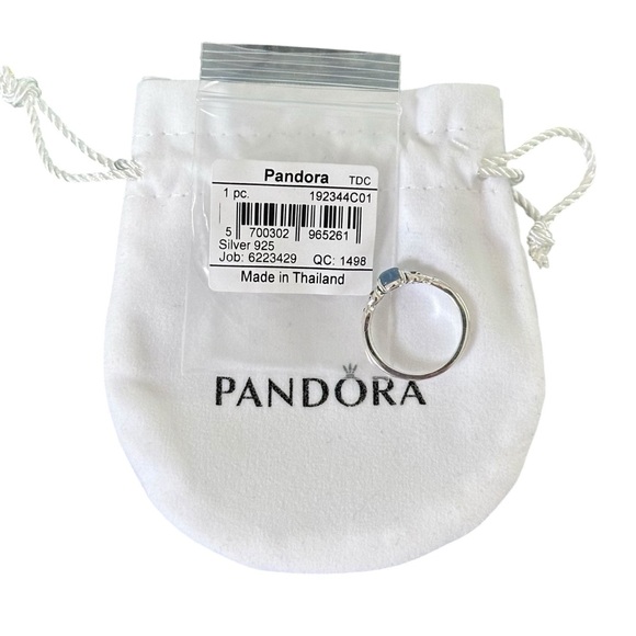 Pandora NWT Disney Aladdin Princess Jasmine Ring 925 Sterling Silver Size 6.5 - Picture 4 of 11